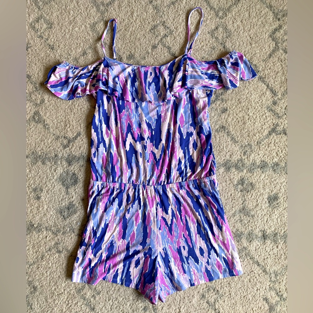 Lilly Pulitzer Klea Off the Shoulder Romper